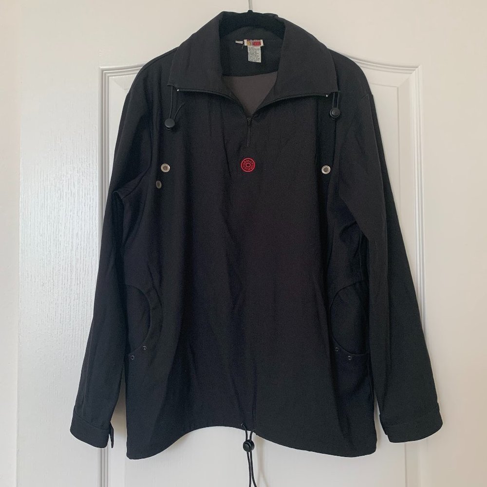 Storm London Pullover Windbreaker Jacket - Black